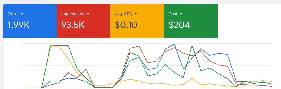 Google Ads Example 2